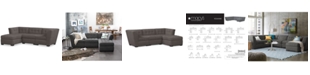 Furniture CLOSEOUT! Roxanne Fabric 3-Piece Modular Sectional Sofa, Created for Macy's 